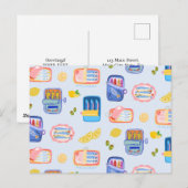 Sardines and Lemons Postkarte (Vorne/Hinten)