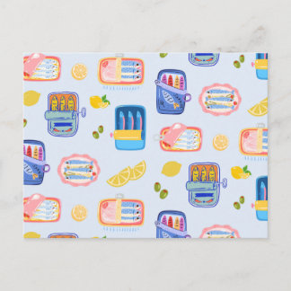 Sardines and Lemons Postkarte