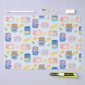 Sardines and Lemons Seidenpapier (Handwerk)