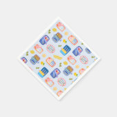 Sardines and Lemons Serviette (Ecke)