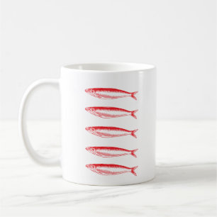 Sardines Fish Fisherman Kaffeetasse