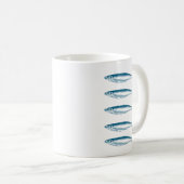 Sardines Fish Fisherman Kaffeetasse (VorderseiteRechts)