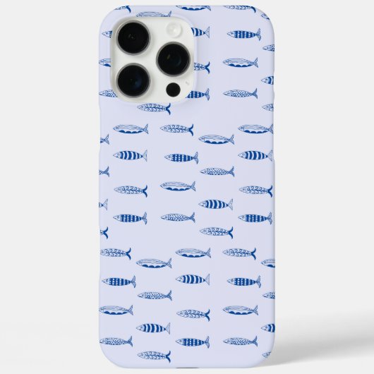 Sardines Pattern Case-Mate iPhone Hülle (Rückseite)