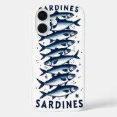 Sardines Phone Case für iPhone 16 (Rückseite)