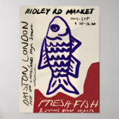 Sardines Print Sardine Tin Vintage Poster Retro  (Vorne)