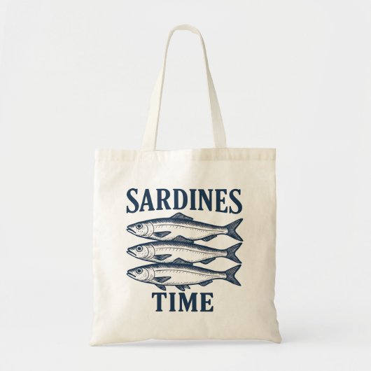 Sardines Time Budget Bag Tragetasche (Vorne)