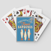 Sardines Tinned Fish Custom Poker Deck of Cards  Spielkarten (Rückseite)