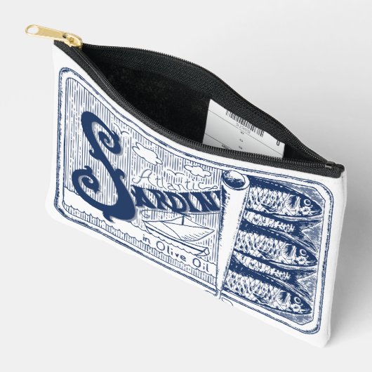 Sardines Tinned Fish Fisherman Core Zubehörtasche (Offen)