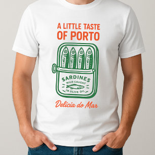 Sardines Tinned Fish Retro Grafik Sommer für Männe T-Shirt