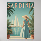 Sardinia 50s vintage poster (Vorne)