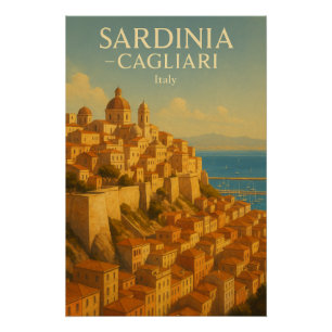 SARDINIA — CAGLIARI Reise 2026 Poster