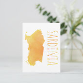 Sardinia Karte (Stehend Vorderseite)
