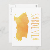 Sardinia Karte (Vorne/Hinten)