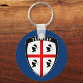 Sardinia, Shield Crest (blue) Keychains Schlüsselanhänger (Vorderseite)