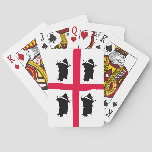 Sardinien, 4 Volt Spielkarten (Rückseite)