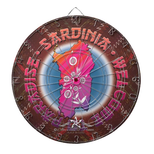 Sardinien Dartscheibe (vorne)