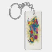 Sardinien, Farbtropfen, Schlüsselanhänger (Vorderseite links)