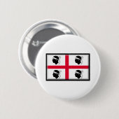 Sardinien-Flagge Button (Vorne & Hinten)