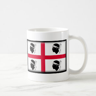 Sardinien-Flagge Kaffeetasse