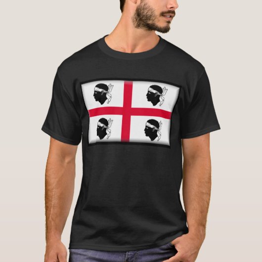 Sardinien-Flagge T-Shirt (Vorderseite)