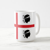 Sardinien-Flaggenitalien-Regionsinsel ethnisch Kaffeetasse (VorderseiteRechts)