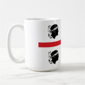 Sardinien-Flaggenitalien-Regionsinsel ethnisch Kaffeetasse (Links)