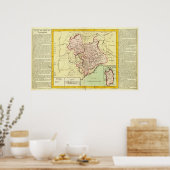 Sardinien, Frankreich, Italien Poster (Küche)