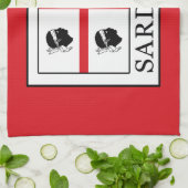 Sardinien Geschirrtuch (Gefaltet)