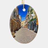 Sardinien - Hauptstraße in Carloforte Keramik Ornament (Hinten)