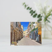 Sardinien - Hauptstraße in Carloforte Postkarte (Stehend Vorderseite)