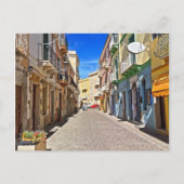 Sardinien - Hauptstraße in Carloforte Postkarte (Vorderseite)