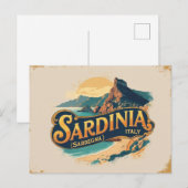 Sardinien Island Escape Postkarte (Vorne/Hinten)