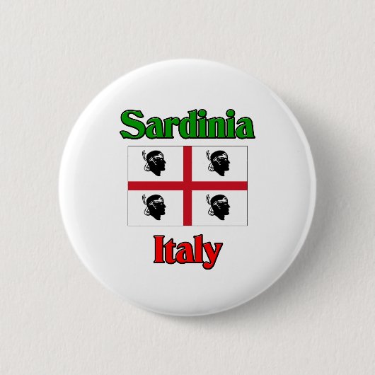 Sardinien Italien Button (Vorderseite)