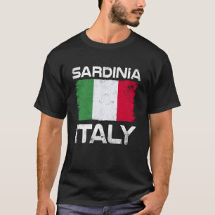 Sardinien Italien Flagge Design Stolz Italienische T-Shirt