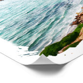 Sardinien Italien Insel Reisen Poster (Ecke)