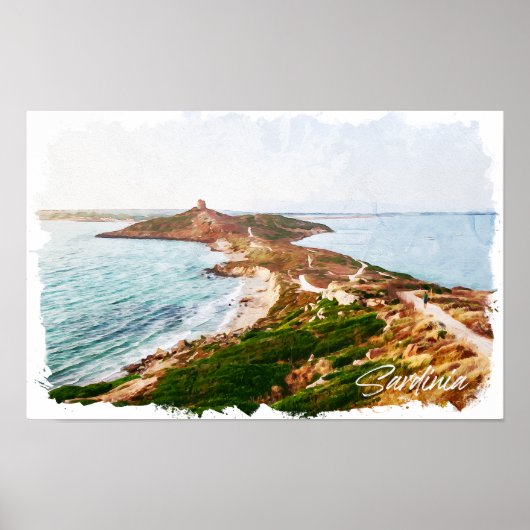Sardinien Italien Insel Reisen Poster (Vorne)