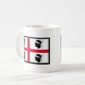 Sardinien-Italien Kaffeetasse (Vorderseite Links)