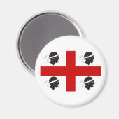 Sardinien, Italien Magnet (Vorderseite/Rückseite)