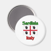 Sardinien Italien Magnet (Vorderseite/Rückseite)