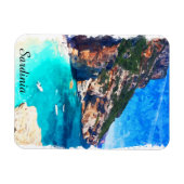 Sardinien Italien Mittelmeer Landschaft Magnet (Horizontal)