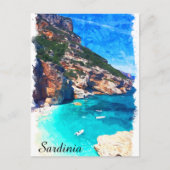 Sardinien Italien Mittelmeer Landschaft Postkarte (Vorderseite)