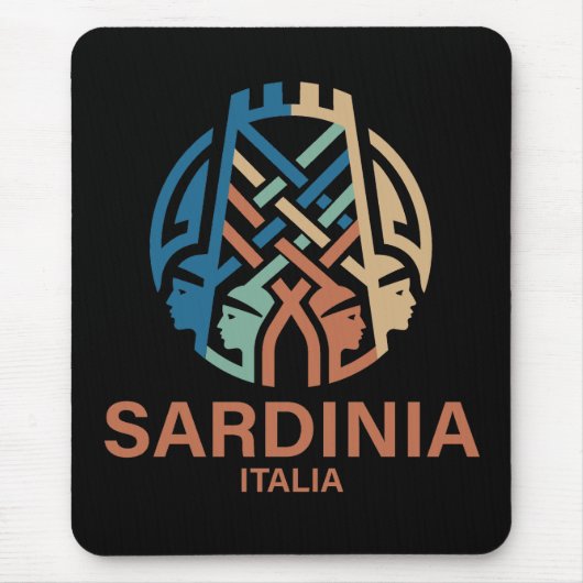 Sardinien Italien Mousepad (Vorne)