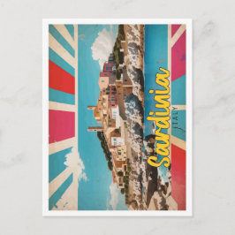 Sardinien Italien Pop Kunst, Kultur und Kultur Postkarte