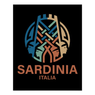 Sardinien Italien Poster