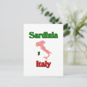 Sardinien Italien Postkarte (Stehend Vorderseite)