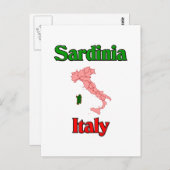 Sardinien Italien Postkarte (Vorne/Hinten)
