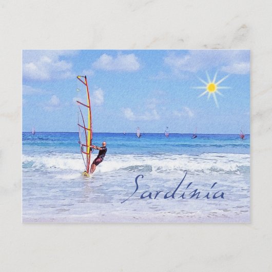 Sardinien, Italien Postkarte (Vorderseite)