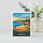 Sardinien Italien Postkarte (Stehend Vorderseite)