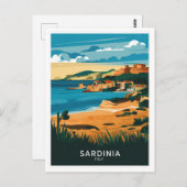 Sardinien Italien Postkarte (Vorne/Hinten)