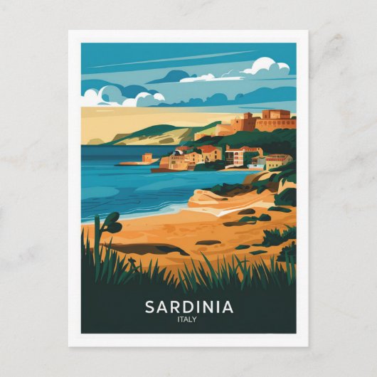 Sardinien Italien Postkarte (Vorderseite)